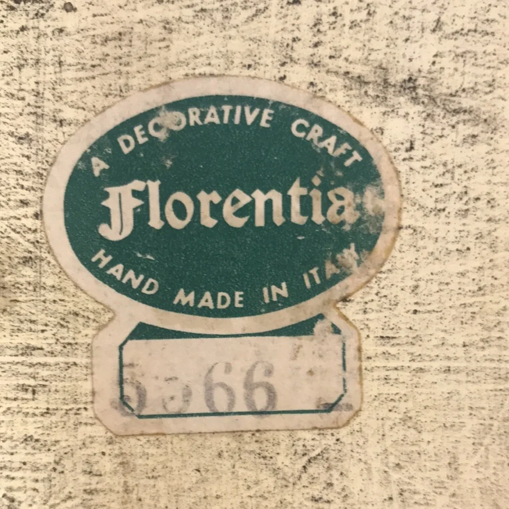 Vintage Italian Florentia‎ Wood Trinket/Dresser Box